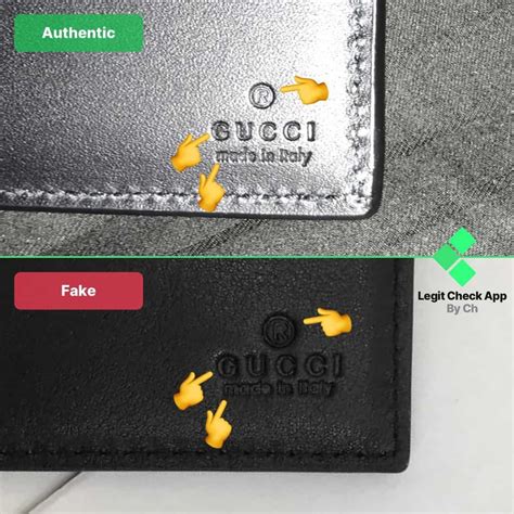 gucci mens wallet real vs fake|real gucci men's wallet.